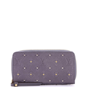 Louis Vuitton Zippy Wallet Studded Monogram Empreinte Leather