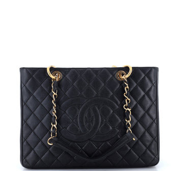 Chanel Grand Shopping Tote Quilted Calfskin