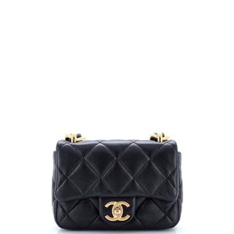 Chanel Funky Town Flap Bag Quilted Lambskin Mini