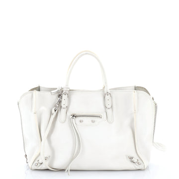 Balenciaga Papier A4 Zip Around Classic Studs Bag Leather Mini