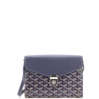 Goyard Chypre Wallet on Strap Coated Canvas with Leather