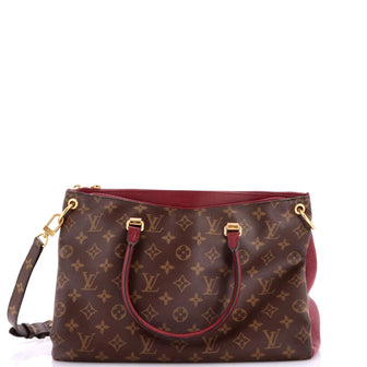 Louis Vuitton Pallas Tote Monogram Canvas with Leather BB