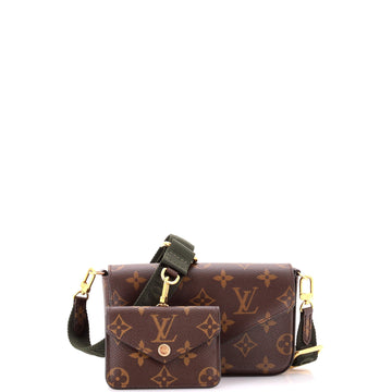 Louis Vuitton Felicie Strap & Go Handbag Monogram Canvas