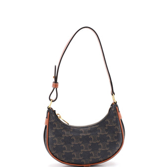 Celine Ava Bag Triomphe Coated Canvas Mini