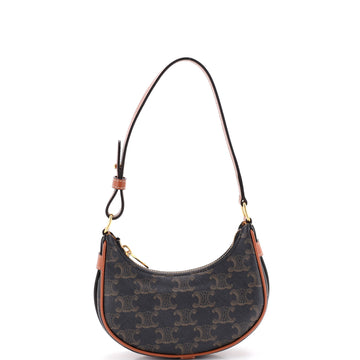 Celine Ava Bag Triomphe Coated Canvas Mini