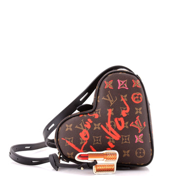 Louis Vuitton Coeur Handbag Limited Edition Fall in Love Monogram Canvas