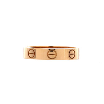 Cartier Love Wedding Band Ring 18K Rose Gold