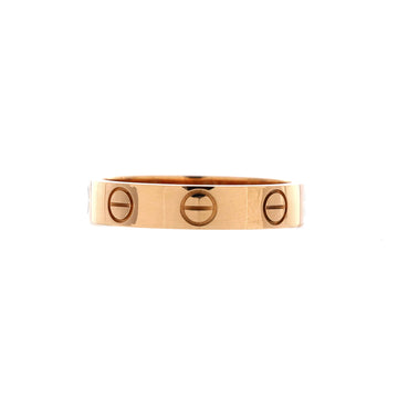 Cartier Love Wedding Band Ring 18K Rose Gold