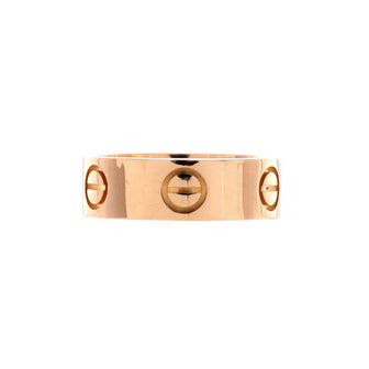 Cartier Love Band Ring 18K Rose Gold