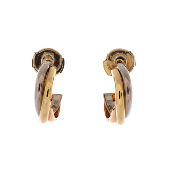 Cartier Trinity Hoop Earrings 18K Tricolor Gold 13mm
