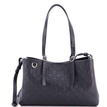 Gucci Emblem Tote Guccissima Leather Medium