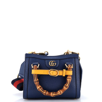 Gucci Diana NM Bamboo Handle Tote Leather Mini