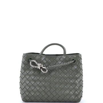 Bottega Veneta Andiamo Top Handle Bag Intrecciato Nappa Small