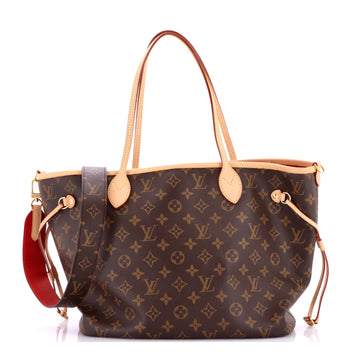 Louis Vuitton Neverfull Bandouliere Inside Out Monogram Canvas and Textile MM