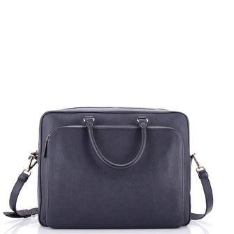 Prada Convertible Travel Briefcase Saffiano Leather