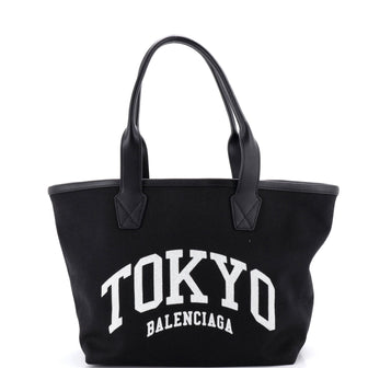 Balenciaga Cities Jumbo Tote Printed Canvas Small