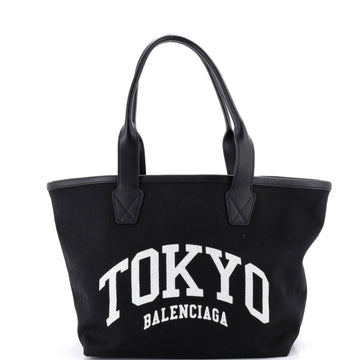 Balenciaga Cities Jumbo Tote Printed Canvas Small