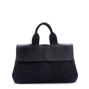 Hermes Valparaiso Bag Toile and Leather PM