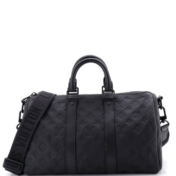 Louis Vuitton Keepall Bandouliere Bag Monogram Taurillon Leather 35