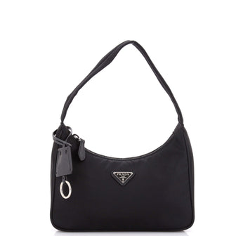 Prada Re-Edition 2000 Hobo Tessuto Mini