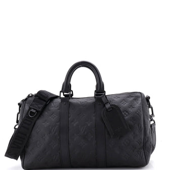Louis Vuitton Keepall Bandouliere Bag Monogram Taurillon Leather 35