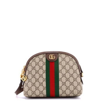 Gucci Ophidia Dome Shoulder Bag GG Coated Canvas Small