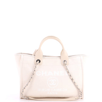 Chanel Deauville NM Tote Mixed Fibers Small