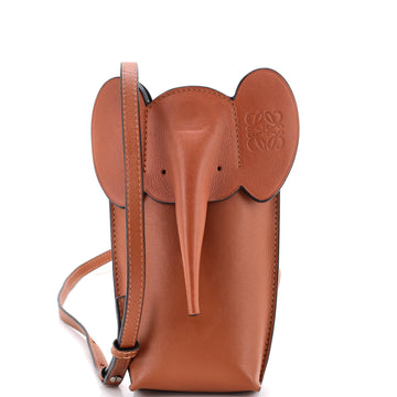 Loewe Elephant Pocket Crossbody Bag Leather