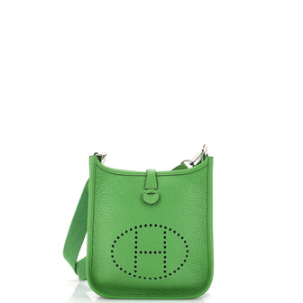 Hermes Long Strap Evelyne Bag Clemence TPM