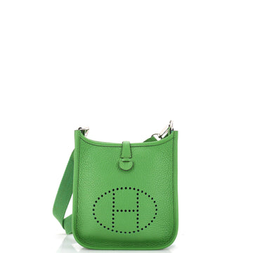 Hermes Long Strap Evelyne Bag Clemence TPM