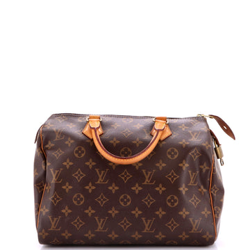 Louis Vuitton Speedy Handbag Monogram Canvas 30