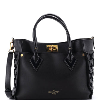 Louis Vuitton On My Side Tote Monogram Tuffetage Leather MM