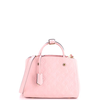 Louis Vuitton Montaigne Handbag Monogram Empreinte Leather BB