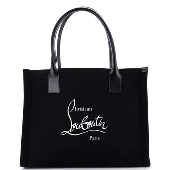 Christian Louboutin Nastroloubi Tote Printed Canvas Large