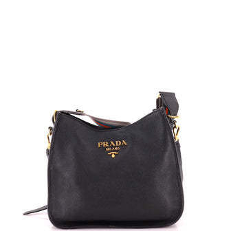 Prada Dual Strap Hobo Vitello Daino Medium