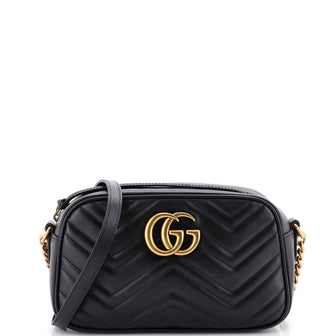 Gucci GG Marmont Shoulder Bag Matelasse Leather Small
