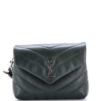 Saint Laurent Loulou Shoulder Bag Matelasse Chevron Leather Toy