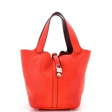 Hermes Picotin Lock Bag Clemence MM