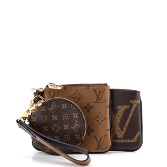 Louis Vuitton Trio Pouch Set Reverse Monogram Giant
