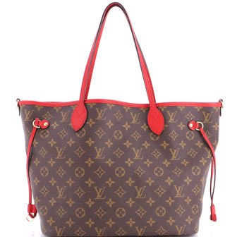 Louis Vuitton Neverfull Bandouliere Inside Out Monogram Canvas and Textile MM
