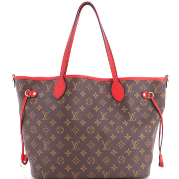 Louis Vuitton Neverfull Bandouliere Inside Out Monogram Canvas and Textile MM