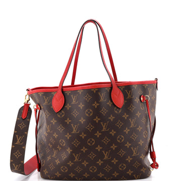 Louis Vuitton Neverfull Bandouliere Inside Out Monogram Canvas and Textile MM
