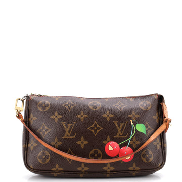 Louis Vuitton Pochette Accessoires Limited Edition Monogram Cerises Mini