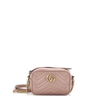 Gucci GG Marmont Shoulder Bag Matelasse Leather Mini