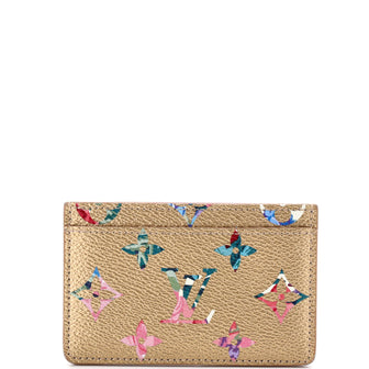 Louis Vuitton Card Holder Limited Edition Garden Monogram Canvas