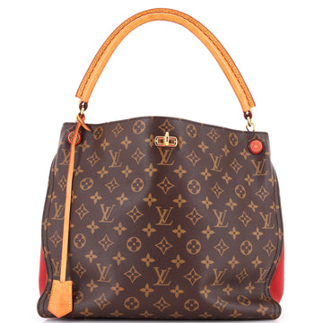 Louis Vuitton Gaia Handbag Monogram Canvas