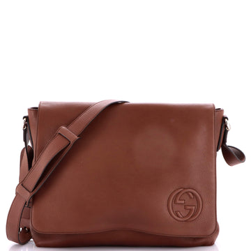 Gucci Soho Flap Messenger Leather Large