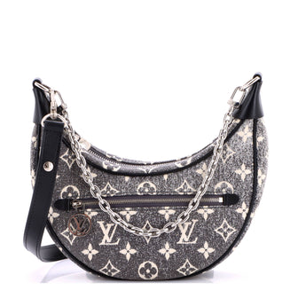 Louis Vuitton Loop Handbag Monogram Jacquard Denim