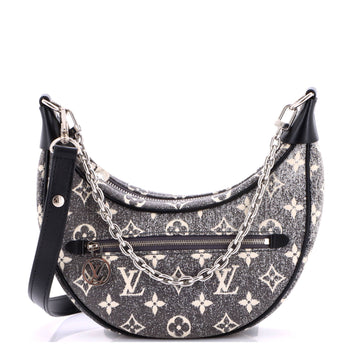 Louis Vuitton Loop Handbag Monogram Jacquard Denim