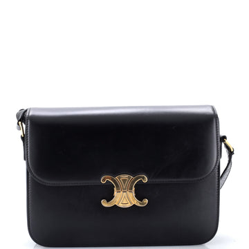 Celine Triomphe Shoulder Bag Smooth Calfskin Large